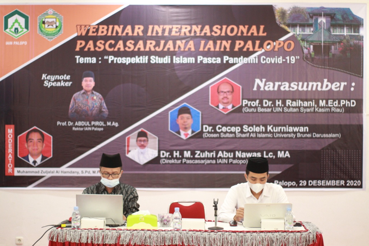 Webinar Internasional, Pascasarjana IAIN Palopo Hadirkan Narasumber Dari Brunai