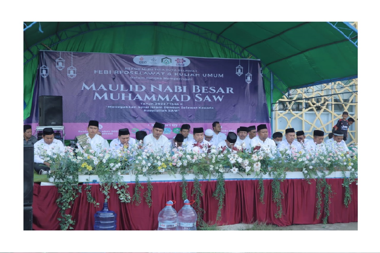 FEBI Gelar Salawat Bersama Peringati Maulid Nabi Muhammad SAW 1444 H