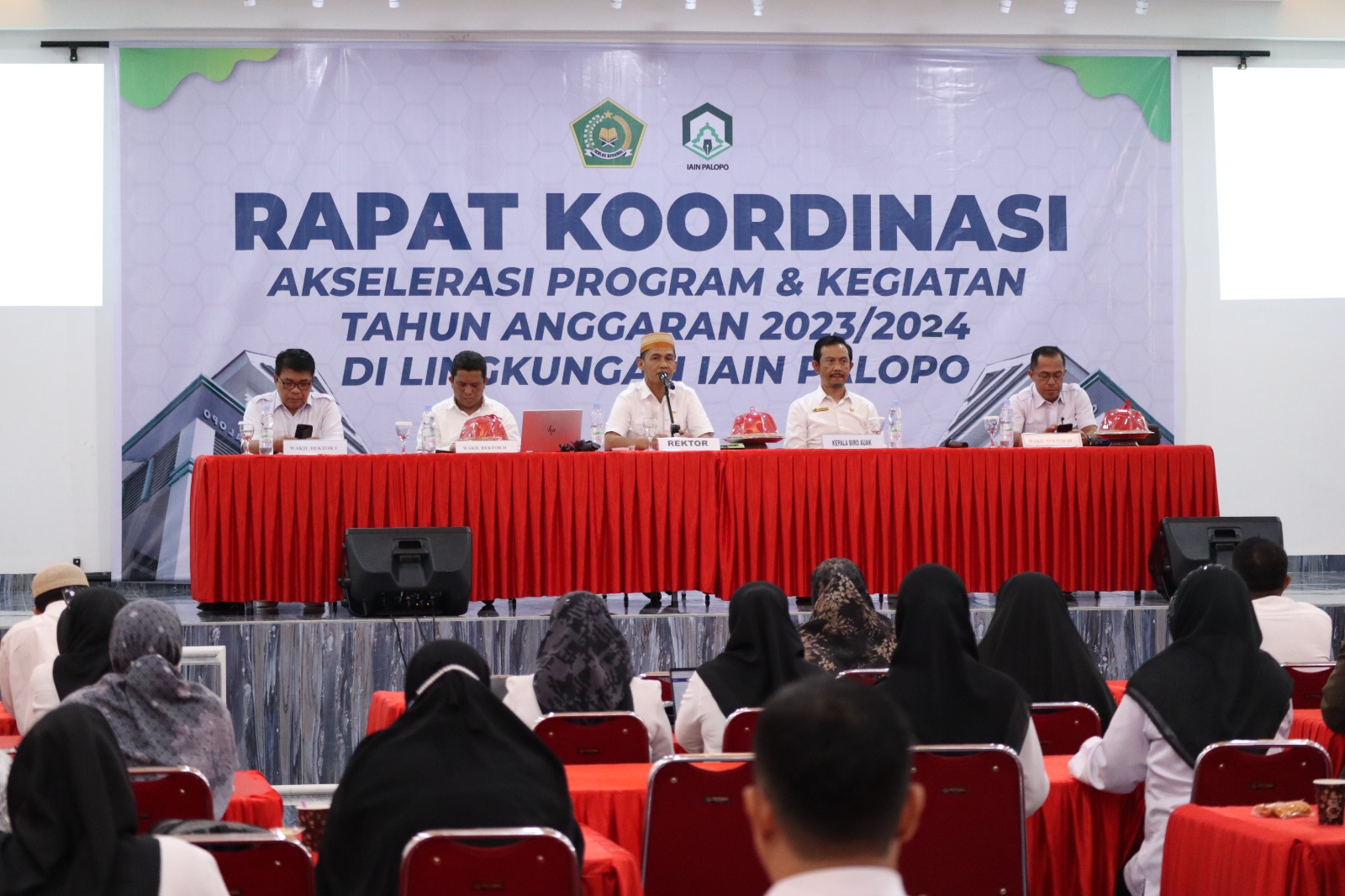 Rapat Koordinasi, Rektor Paparan Visi Misi IAIN Palopo 2024-2027