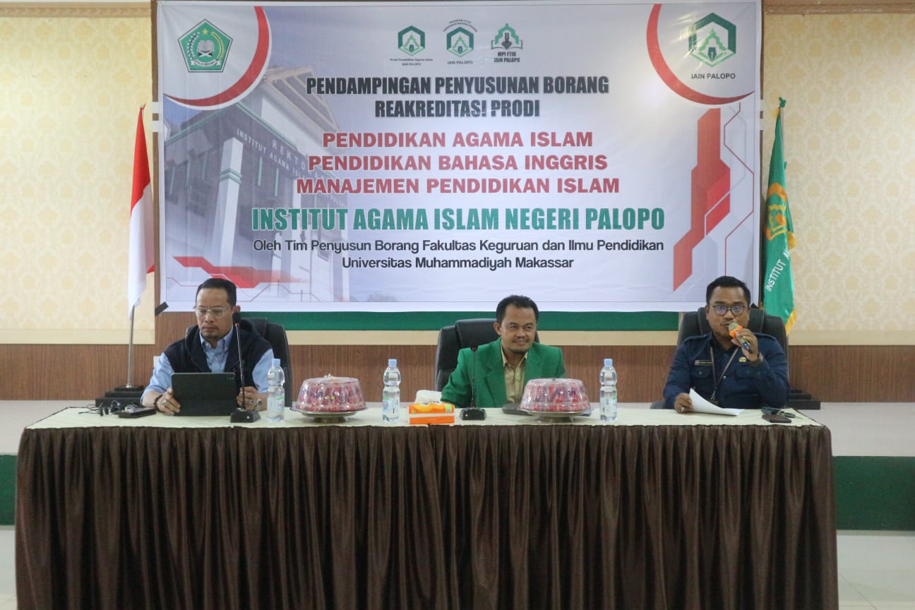 Persiapan Reakreditasi Tiga Prodi FTIK IAIN Palopo Gelar Pendampingan Penyusunan Borang