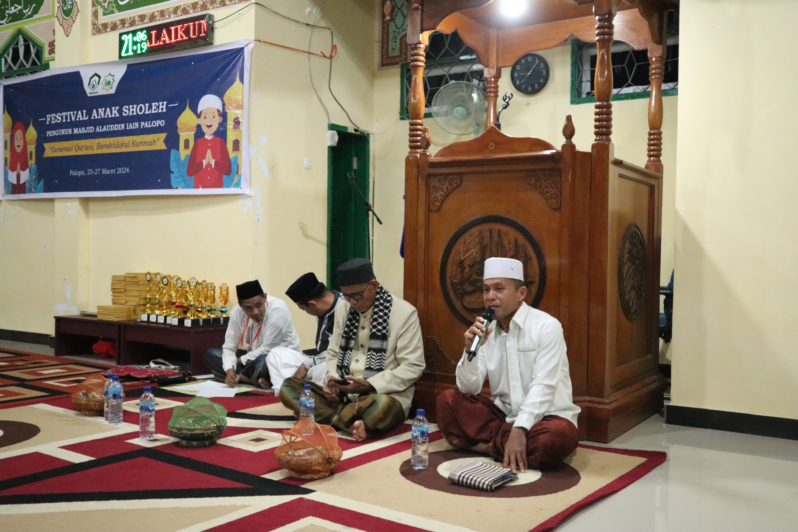 Wakil Rektor III Apresiasi Festival Anak Saleh Berlangsung Semarak di Masjid Alauddin IAIN Palopo