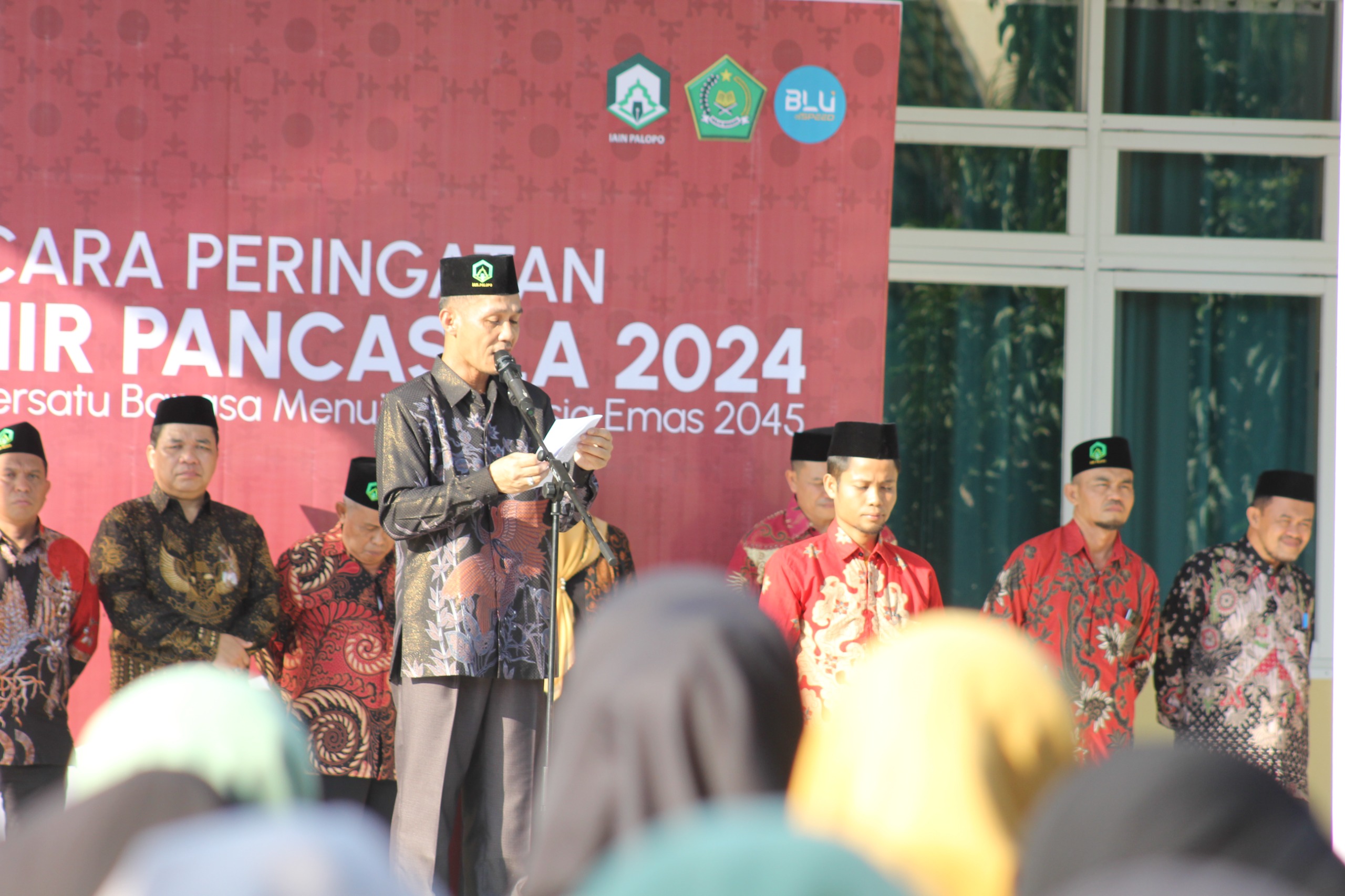 Upacara Peringatan Harlah Pancasila 2024 di IAIN Palopo Mengokohkan Semangat Indonesia Emas 2045